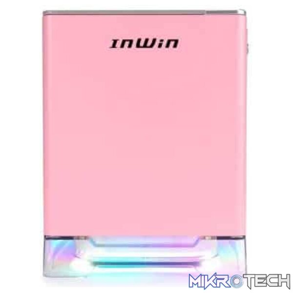 In-Win A1 Plus Pink Mini-ITX Gaming Chassis + 650W 80 plus gold psu - Image 2